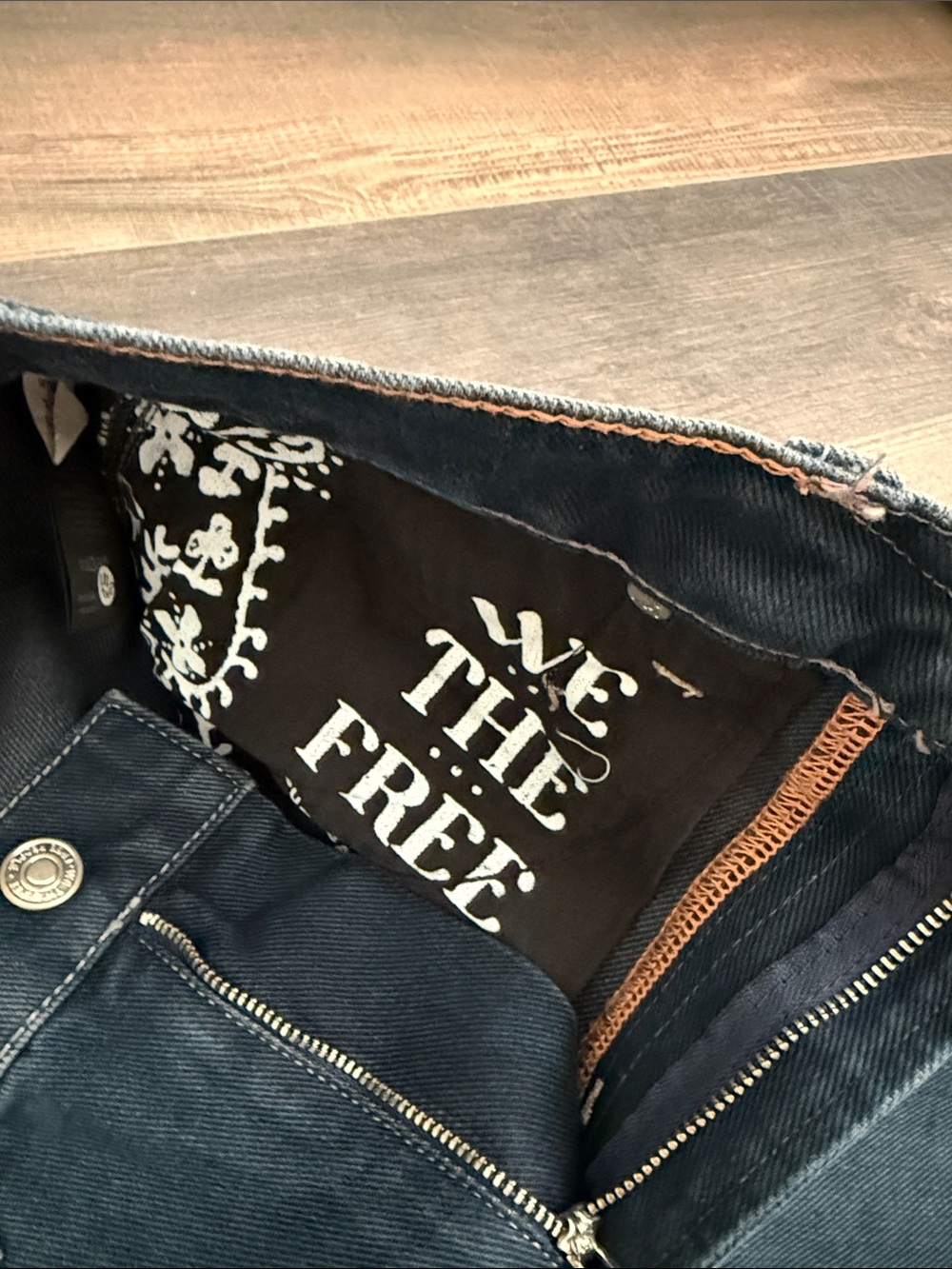 We The Free High-Rise Dark Blue Women's Jeans - Picture 3 of 5
